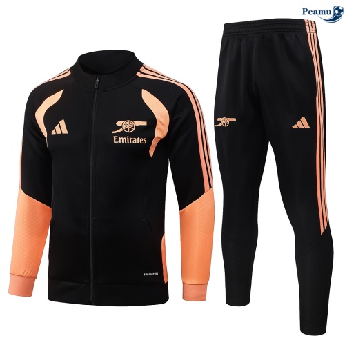 Casaco de Fato de Treino Arsenal negro/Naranja 2026-2027
