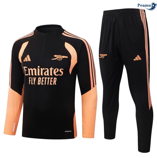 Fato de Treino Arsenal negro/Naranja 2026-2027