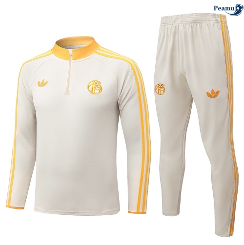 Fato de Treino Bayern de Munique Branco roto/Naranja 2026-2027