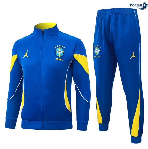 Casaco de Fato de Treino Brasil Blanco/Amarillo 2026-2027