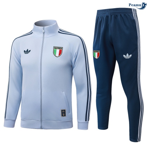 Casaco de Fato de Treino Italia Azul claro 2026-2027