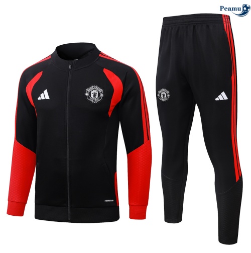 Casaco de Fato de Treino Manchester United negro/rojo 2026-2027