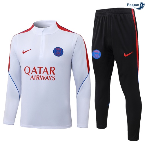 Fato de Treino PSG Blanco/rojo 2026-2027