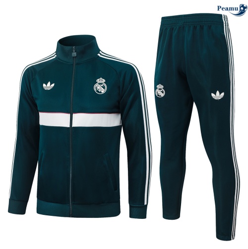 Casaco de Fato de Treino Real Madrid Verde-escuro 2026-2027