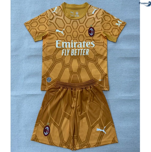 Peamu: Venda Camisola Futebol AC Milan Criança Equipamento Goleiro Amarelo 2026-2027
