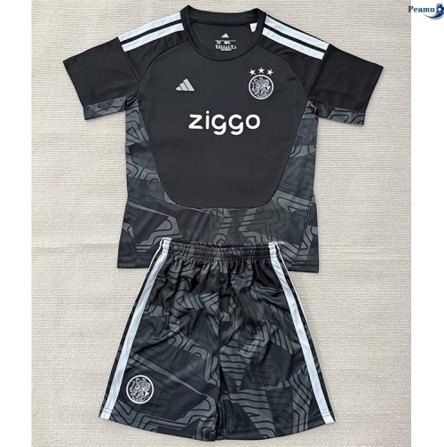 Peamu: Desconto Camisola Futebol Ajax Criança Goleiro preto 2026-2027