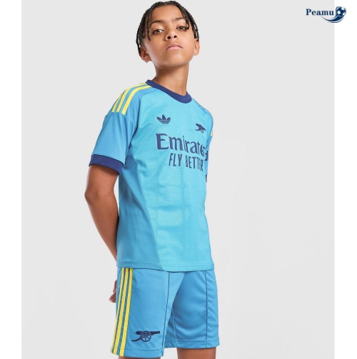 Peamu: Comprar Camisola Futebol Arsenal Criança Equipamento Goleiro Azul 2026-2027