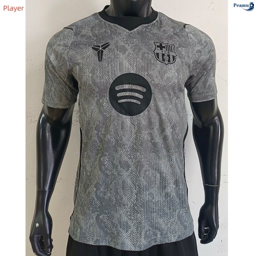 Peamu: Desconto Camisola Futebol Barcelona Player Equipamento Goleiro Cinza 2026-2027