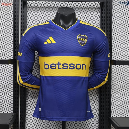 Peamu: Novas Camisola Futebol Boca Juniors Player Principal Equipamento Manga longa 2026-2027