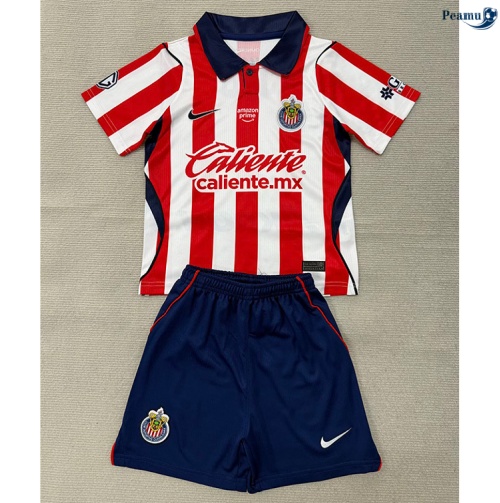 Peamu: Novas Camisola Futebol Chivas Criança Principal Equipamento 2026-2027