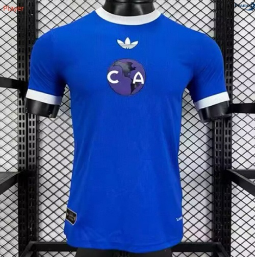 Peamu: Novas Camisola Futebol Club America Player Equipamento Azul aniversário 2026-2027