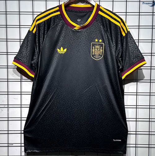Peamu: Novas Camisola Futebol Espanha Equipamento 2 Stars preto 2026-2027