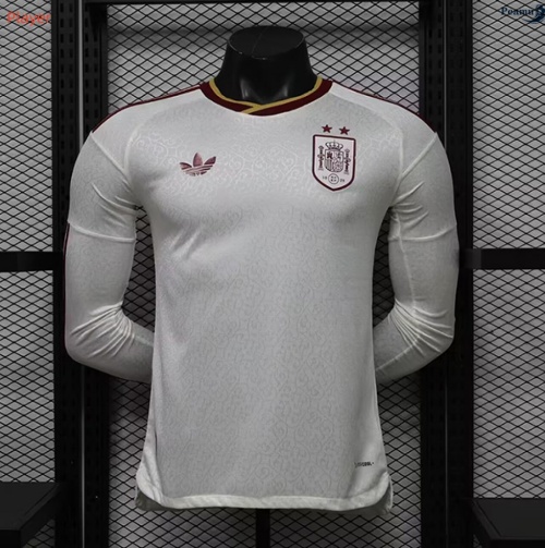 Peamu: Venda Camisola Futebol Espanha Player Alternativa Equipamento 2 stars Manga longa 2026-2027