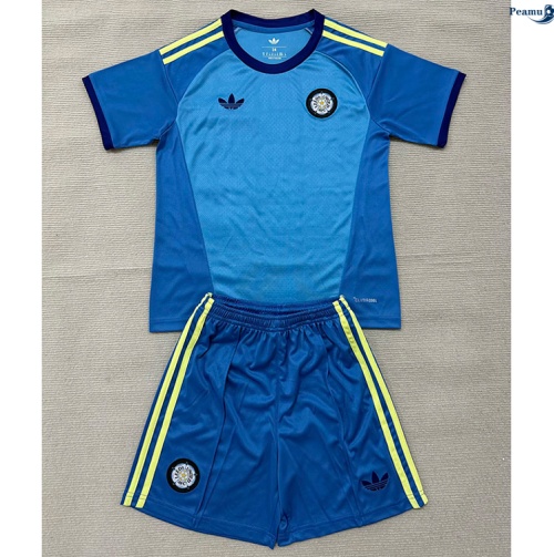 Peamu: Comprar Camisola Futebol Leeds United Criança Equipamento Goleiro Azul 2026-2027
