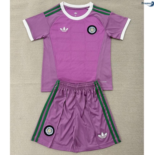 Peamu: Novas Camisola Futebol Leeds United Criança Equipamento Goleiro Violet 2026-2027