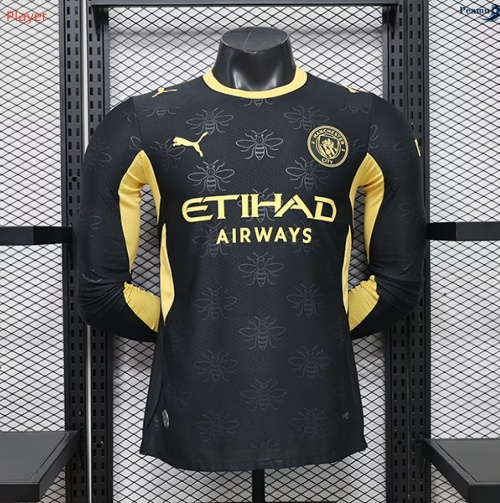 Peamu: Novas Camisola Futebol Manchester City Player Terceiro Equipamento Manga longa 2026-2027