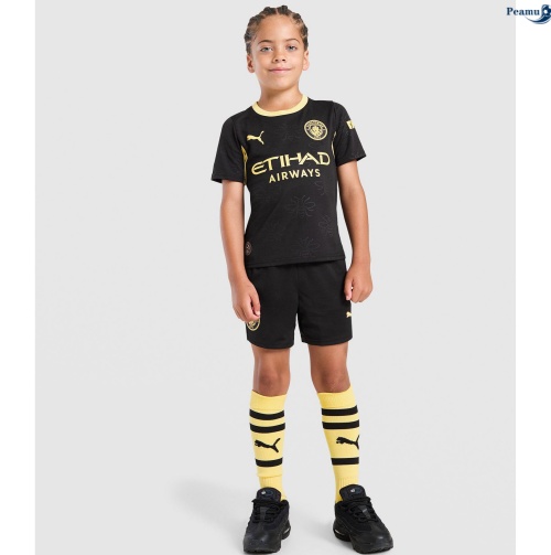 Peamu: Novas Camisola Futebol Manchester City Criança Terceiro Equipamento 2026-2027