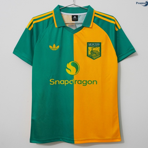 Peamu: Desconto Camisola Futebol Manchester United Equipamento 125e aniversário Verde/Amarelo 2026-2027