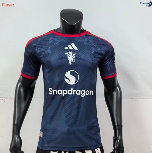 Peamu: Novas Camisola Futebol Manchester United Player Azul Equipamento 2026-2027