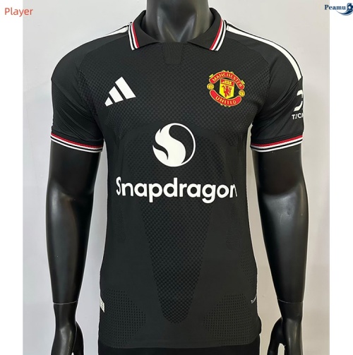 Peamu: Venda Camisola Futebol Manchester United Player Equipamento Treinamento preto 2026-2027