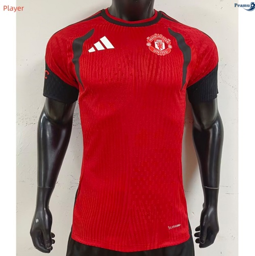 Peamu: Desconto Camisola Futebol Manchester United Player Equipamento Treinamento vermelho 2026-2027