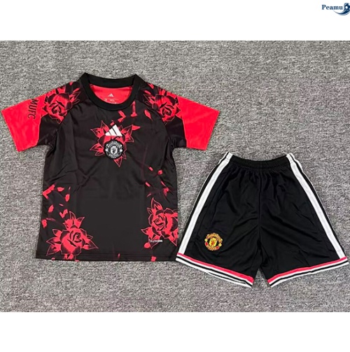 Peamu: Desconto Camisola Futebol Manchester United Criança Equipamento especial Rosa 2026-2027