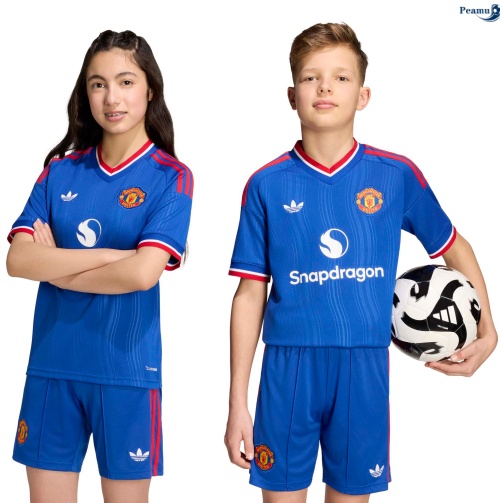 Peamu: Novo Camisola Futebol Manchester United Criança Alternativa Equipamento 2026-2027