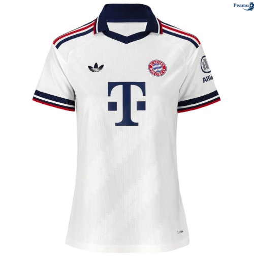 Peamu: Novas Camisola Futebol Bayern de Munique Mulher Alternativa Equipamento 2026-2027