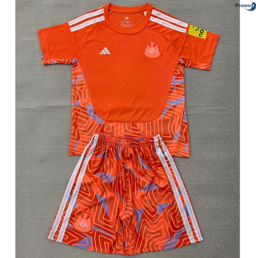Peamu: Desconto Camisola Futebol Newcastle United Criança Equipamento Goleiro Laranja 2026-2027