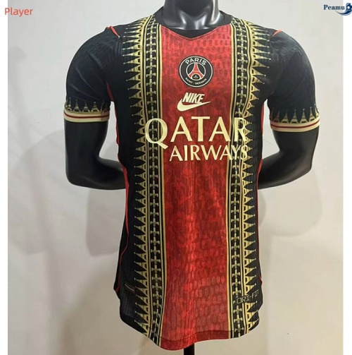 Peamu: Novo Camisola Futebol PSG Player Equipamento especial Noir/ vermelho 2026-2027