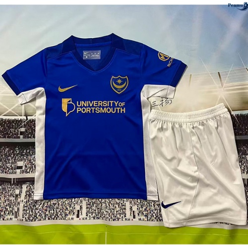 Peamu: Comprar Camisola Futebol Portsmouth F.C Criança Principal Equipamento 2026-2027