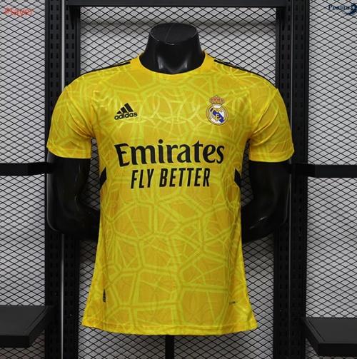 Peamu: Novo Camisola Futebol Real Madrid Player Equipamento especial Amarelo 2026-2027