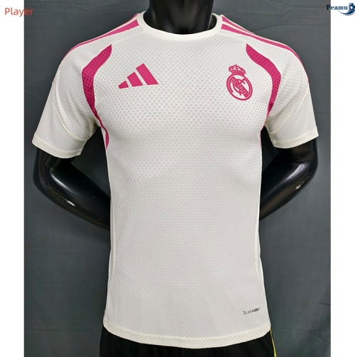 Peamu: Desconto Camisola Futebol Real Madrid Player Equipamento Treinamento Branco 2026-2027