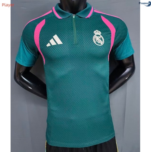 Peamu: Novas Camisola Futebol Real Madrid Player Equipamento Verde 2026-2027