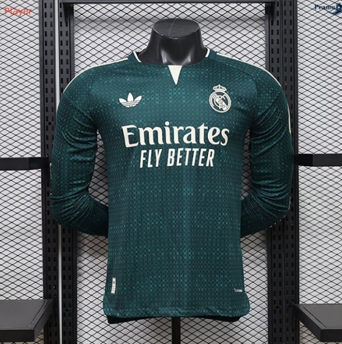 Peamu: Venda Camisola Futebol Real Madrid Player Alternativa Equipamento Manga longa 2026-2027