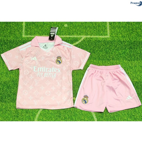 Peamu: Desconto Camisola Futebol Real Madrid Criança Equipamento especial Rosa 2026-2027