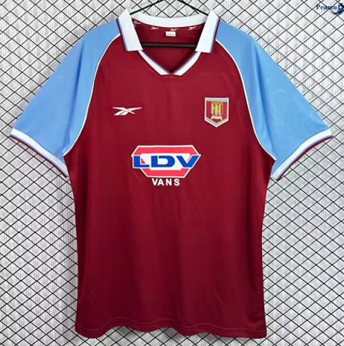 Peamu: Novo Camisola Futebol Retrô Aston Villa Principal Equipamento 1998-99