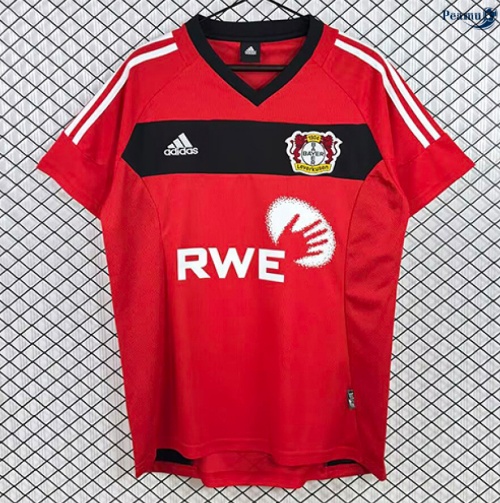 Peamu: Desconto Camisola Futebol Retrô Bayer Leverkusen Principal Equipamento 2002-04