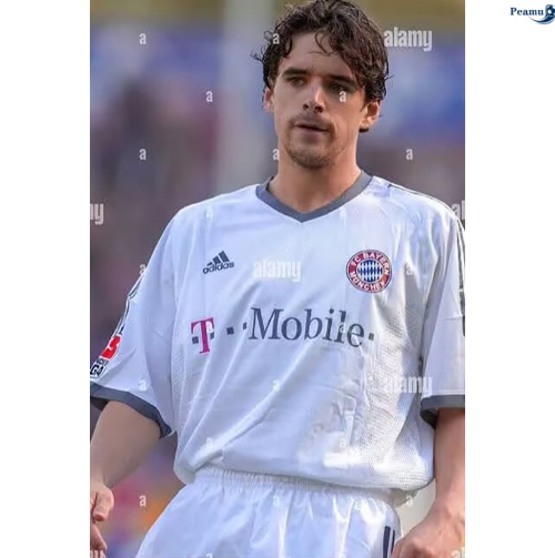 Peamu: Novas Camisola Futebol Retrô Bayern de Munique Terceiro Equipamento 2002-03