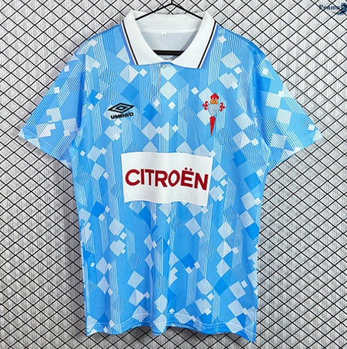 Peamu: Novas Camisola Futebol Retrô Celta de Vigo Principal Equipamento 1992-93