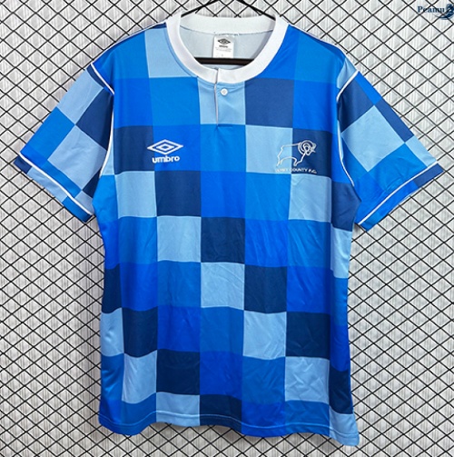 Peamu: Desconto Camisola Futebol Retrô Derby County Alternativa Equipamento 1987-89