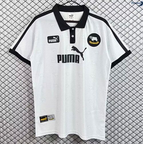 Peamu: Novo Camisola Futebol Retrô Derbyshire Principal Equipamento 1997-99