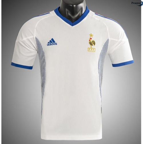 Peamu: Novo Camisola Futebol Retrô França Alternativa Equipamento 2002
