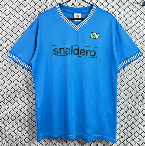 Peamu: Novas Camisola Futebol Retrô Naples Principal Equipamento 1981-82