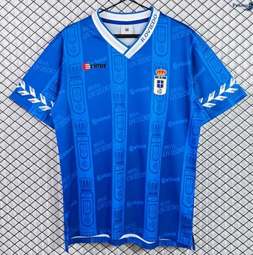 Peamu: Novas Camisola Futebol Retrô Real Oviedo Principal Equipamento 1998-99