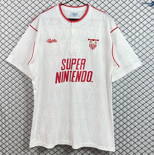 Peamu: Venda Camisola Futebol Retrô Sevilla Principal Equipamento 1991-92