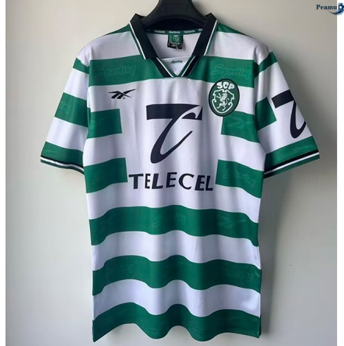 Peamu: Desconto Camisola Futebol Retrô Sporting CP Principal Equipamento 1998-99