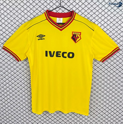 Peamu: Novas Camisola Futebol Retrô Watford Principal Equipamento 1982-85