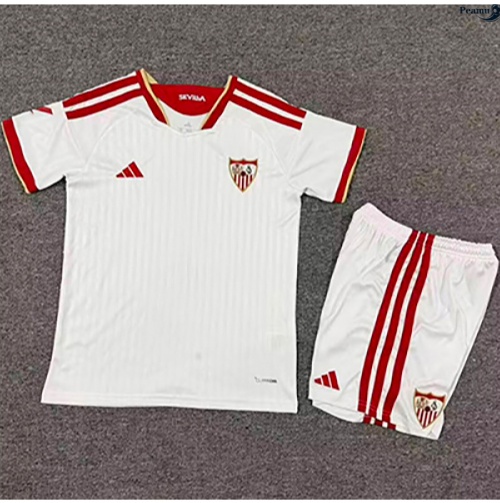 Peamu: Venda Camisola Futebol Sevilla Criança Principal Equipamento 2026-2027