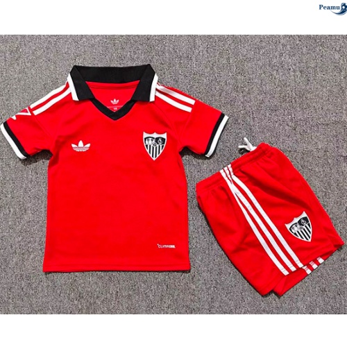 Peamu: Desconto Camisola Futebol Sevilla Criança Alternativa Equipamento 2026-2027